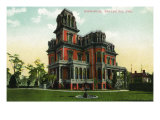 Salt Lake City, Utah, Exterior View of the Gardo House Poster