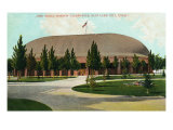 Salt Lake City, Utah, Exterior View of the Great Mormon Tabernacle Building Posters
