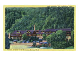 Great Smoky Mts National Park, TN, Exterior View of the New Gatlinburg Inn Posters