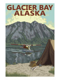 Glacier Bay, Alaska, Bush Plane Fishing Prints