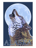 Alaska, Howling Wolf Pósters
