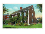 New London, Connecticut, Exterior View of the Hempstead House Photographie