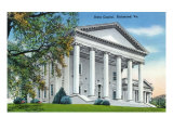 Richmond, Virginia, Exterior View of the State Capitol Building Prints