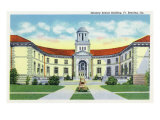 Fort Benning, Georgia, Exterior View of the Infantry School Building Prints