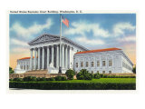 Washington, DC, Exterior View of the US Supreme Court Building Posters