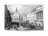 Boston, Massachusetts, State Street View of the Old State House Art