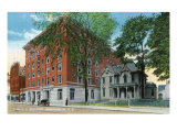 Binghamton, New York, Exterior View of the YMCA Building Prints