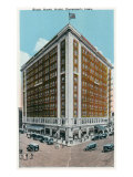 Davenport, Iowa, Exterior View of the Black Hawk Hotel Prints