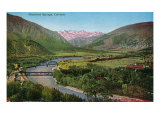 Glenwood Springs, Colorado, Panoramic View of the Town Posters