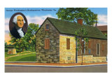 Winchester, Virginia, Exterior View of George Washington's Headquarters Building Posters