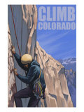 Colorado, Rock Climber Posters