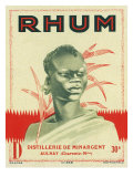 Rhum Distillerie de Minargent Brand Rum Label Photo