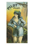 Pilot Plug Brand Tobacco Label Posters