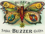 Buzzer Brand Cigar Inner Box Label Poster