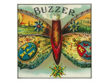 Buzzer Brand Cigar Outer Box Label Prints