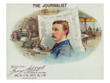 The Journalist Brand Cigar Box Label Prints