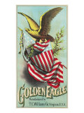Virginia, Golden Eagle Brand Tobacco Label Pósters Virginia, Golden Eagle Brand Tobacco Label Pósters