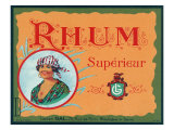 Rhum Superieur Brand Rum Label Prints