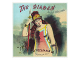 Virginia, The Diadem of Old Virginia Brand Tobacco Label Prints