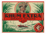 Rhum Extra Grand Arome Brand Rum Label Prints
