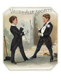 Vaudeville Sports Brand Cigar Box Label Posters