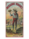 Virginia, Welcome Nugget Brand Tobacco Label Posters