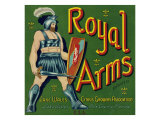 Lake Wales, Florida, Royal Arms Brand Citrus Label Print