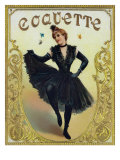 Coquette Brand Cigar Box Label Prints