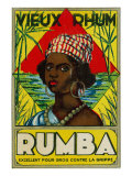 Vieux Rhum Rumba Brand Rum Label Posters