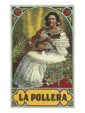 La Pollera Brand Tobacco Label Print