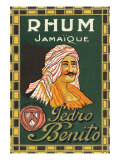 Rhum Jamaique Pedro Benito Rum Label Prints