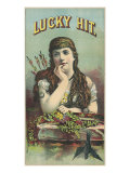 Lucky Hit Brand Tobacco Label Posters