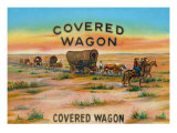 Covered Wagon Brand Cigar Box Label Prints