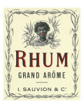 Rhum Grand Arome Rum Label Posters