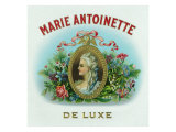 Marie Antoinette De Luxe Brand Cigar Box Label Posters