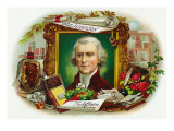 Thomas Jefferson Brand Cigar Inner Box Label Prints