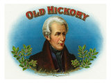 Old Hickory Brand Cigar Box Label, Andrew Jackson Poster