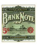 Bank Note Brand Cigar Outer Box Label Posters