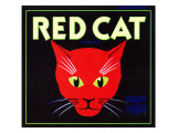 Villa Park, California, Red Cat Brand Citrus Label Posters Villa Park, California, Red Cat Brand Citrus Label Posters