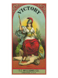 Virginia, Victory Brand Tobacco Label Prints