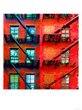 Soho Fire Escapes, New York Prints by Tosh 