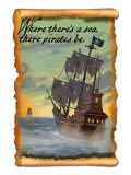 Pirate Ship on Pursuit Posters Pirate Ship on Pursuit Posters