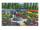 Clovis, New Mexico, Clovis Municipal Park View of the Sunken Gardens Prints