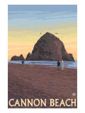 Cannon Beach, Oregon, Haystack Rock View Pósters