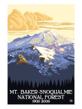 Mount Baker, Washington, Snoqualmie National Forest Prints Mount Baker, Washington, Snoqualmie National Forest Prints