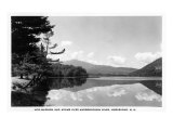 Shelburne, NH, View of Mts. Madison and Adams over the Androscoggin River Prints