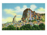 Santa Rita, New Mexico, View of the Kneeling Nun near Silver City Poster