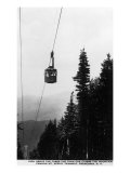Franconia Notch State Park, NH, View of the Cannon Mountain Aerial Tramway Print