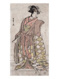 The Actor Segawa Kikunojo, Japanese Wood-Cut Print Print