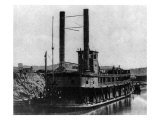 Mississippi River, U.S. Gunboat Brown, Civil War Posters